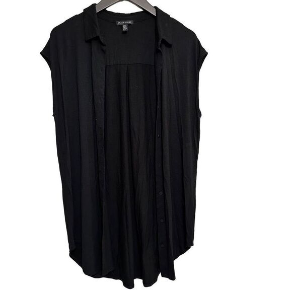 eileen fisher Short Sleeve Button-Down Shirt size medium - Picture 1 of 7